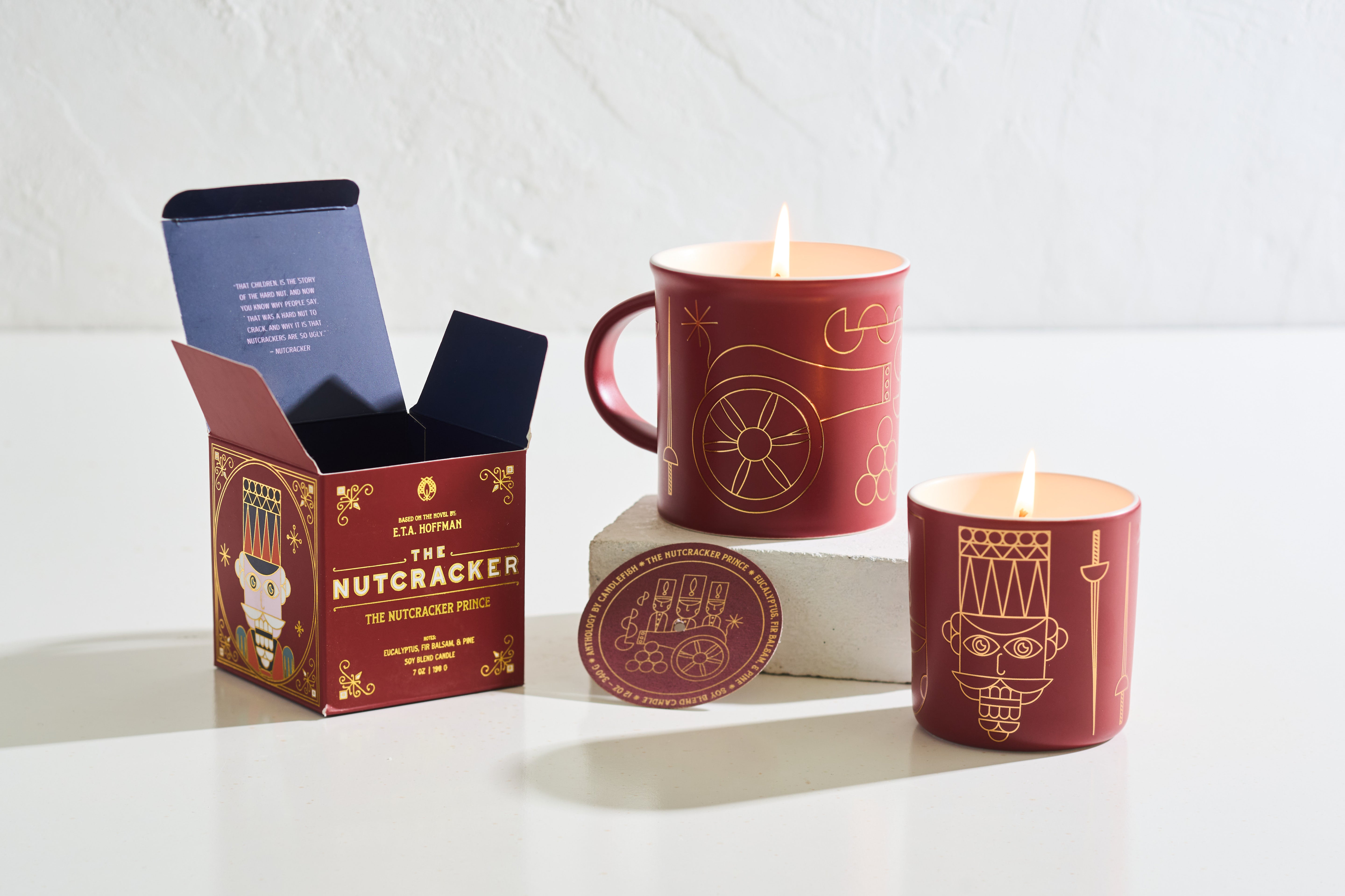 The Nutcracker Prince Mug Candle 12 oz