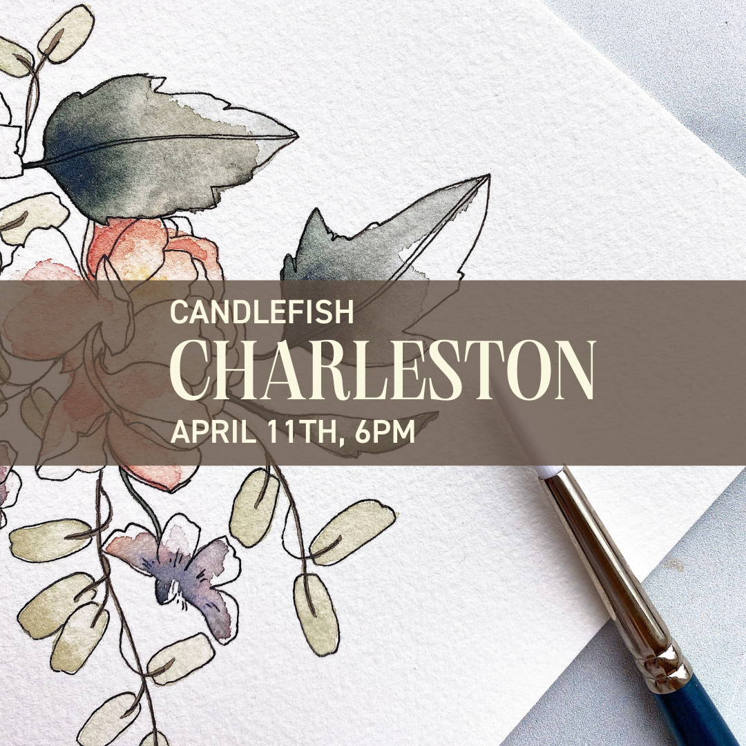 Watercolor Creations - Mint Gardener x Candlefish Workshop: Charleston, April 11th!